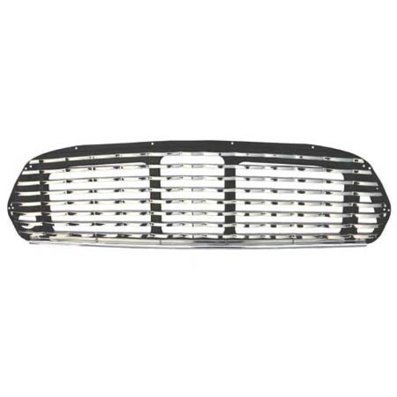 BGR012org grille alu golfjes binnensluiting